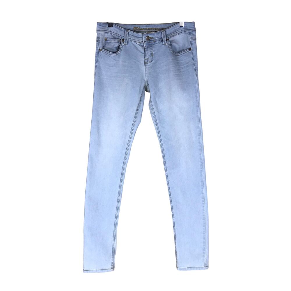Blue Asphalt Skinny Jeans Women’s 9 Regular Light Wash Stretch Denim Casual